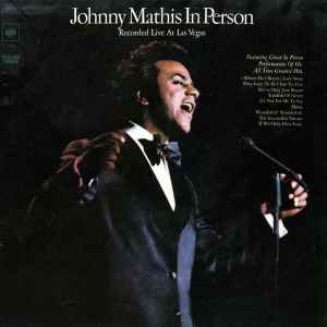 Johnny Mathis - In Person - Recorded Live At Las Vegas - Used Vinyl R image 1