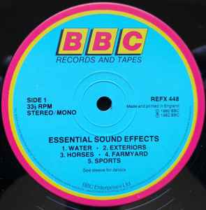 BBC Sound Effects Li - Essential Sound Effects - Used Vinyl Record image 1