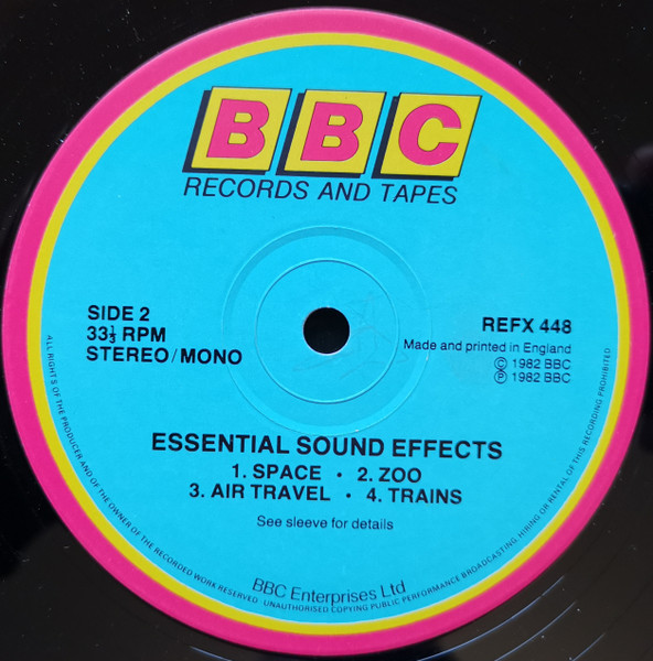 BBC Sound Effects Li - Essential Sound Effects - Used Vinyl Record image 2