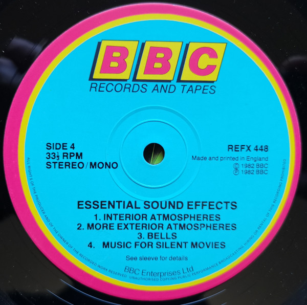 BBC Sound Effects Li - Essential Sound Effects - Used Vinyl Record image 4