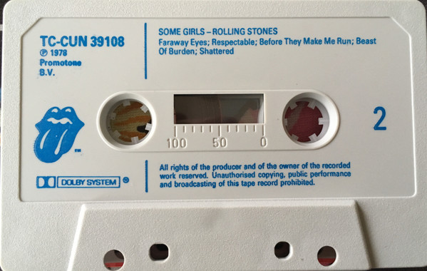 Rolling Stones - Some Girls - Used Cassette image 6