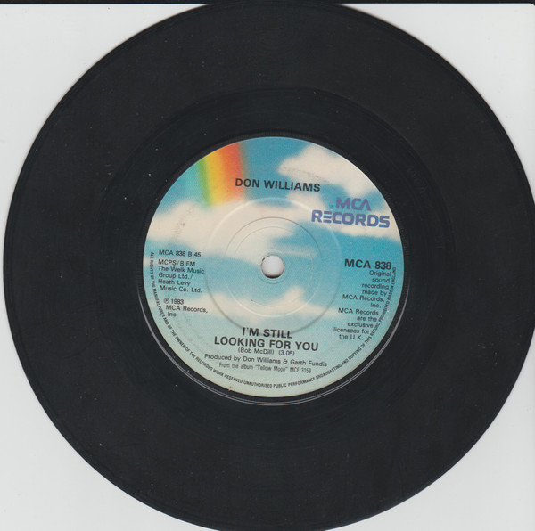 Don Williams - Story Of My Life - Used Vinyl Record 7" image 2
