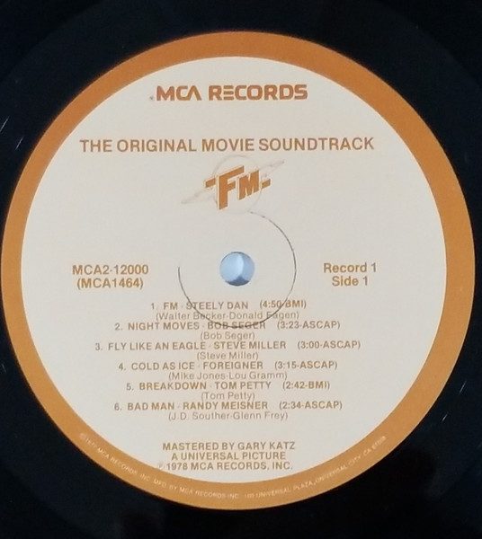 Various - FM (The Original Movie Soundtrack) - Used Vinyl Record image 7