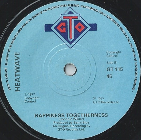 Heatwave - Groove Line - Used Vinyl Record 7" image 2