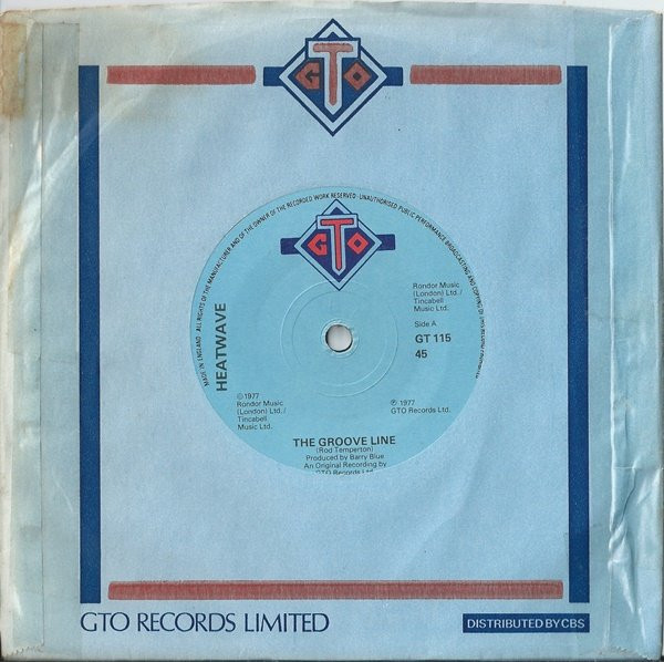Heatwave - Groove Line - Used Vinyl Record 7" image 3