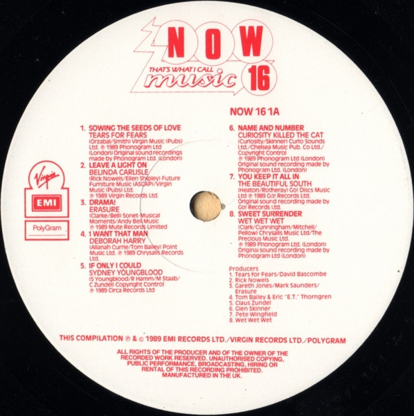 Various - Now That's What I Call Music 16 - Used Vinyl Record image 3