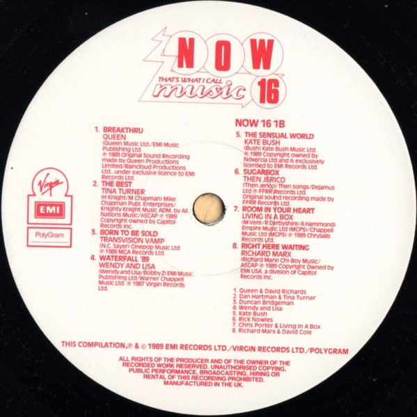 Various - Now That's What I Call Music 16 - Used Vinyl Record image 4