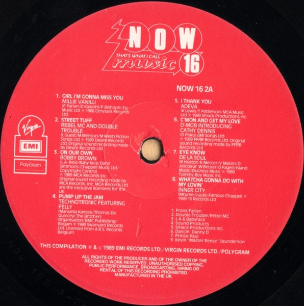 Various - Now That's What I Call Music 16 - Used Vinyl Record image 5