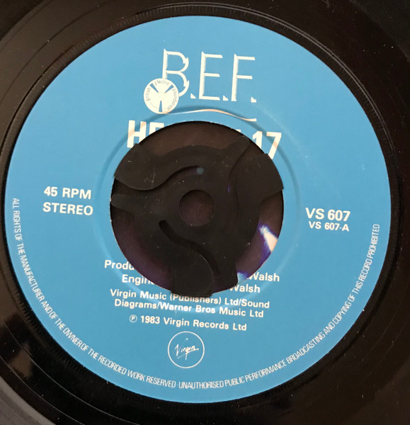 Heaven 17 - Come Live With Me - Used Vinyl Record 7" image 3