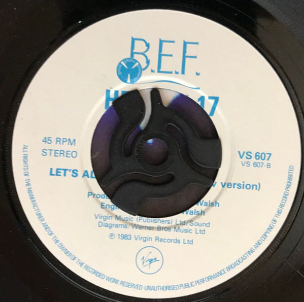 Heaven 17 - Come Live With Me - Used Vinyl Record 7" image 4
