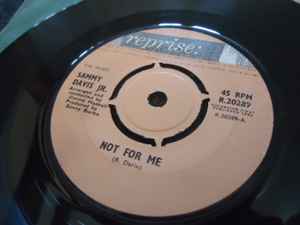 Sammy Davis Jr. - Not For Me / Bang! Bang! - Used Vinyl Record 7" image 1