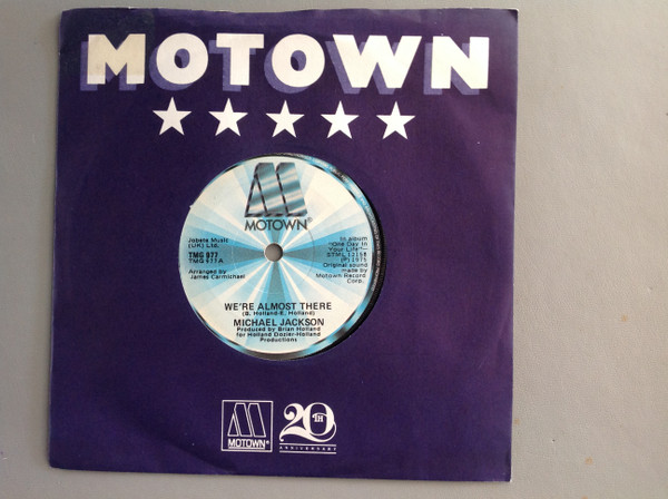 Michael Jackson - We're Almost There / We've Got A Good Thing Going - U image 2