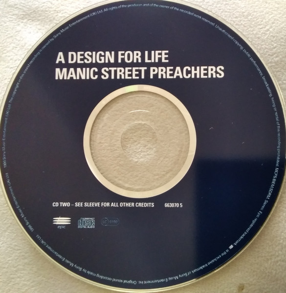 Manic Street Preache - A Design For Life - Used CD image 3