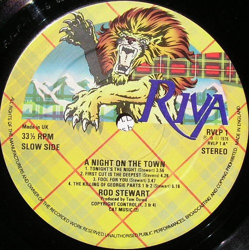 Rod Stewart - A Night On The Town - Used Vinyl Record image 4