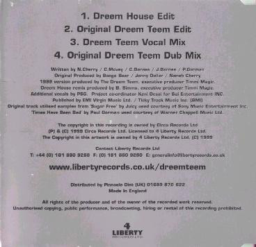 Dreem Teem - Buddy X 99 - Used CD image 2