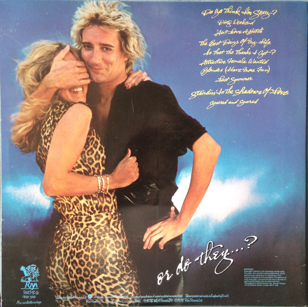 Rod Stewart - Blondes Have More Fun - Used Vinyl Record image 2