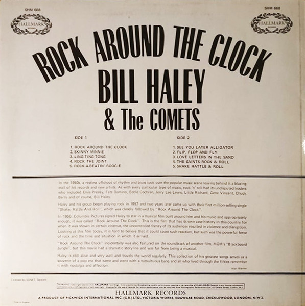 Bill Haley And His C - Rock Around The Clock - Used Vinyl Record image 2