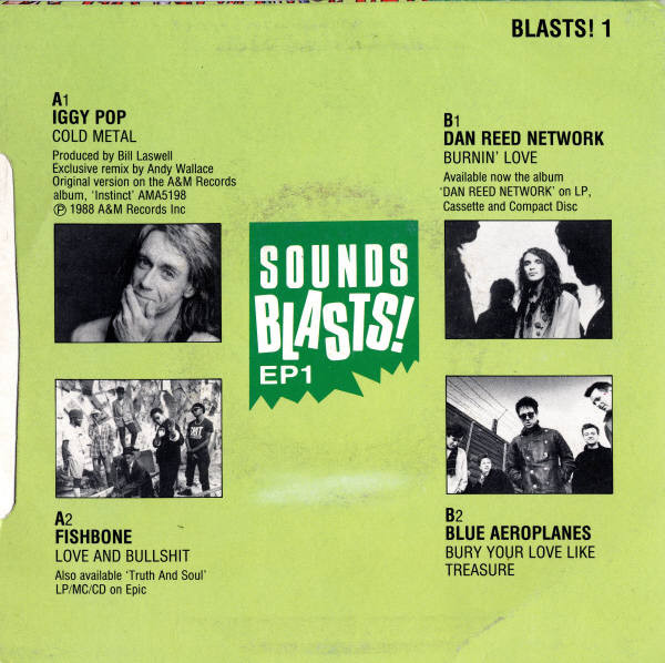 Various - Sounds Blasts! EP 1 - Used Vinyl Record 7" image 2