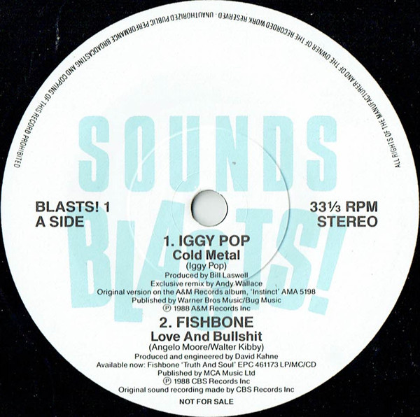 Various - Sounds Blasts! EP 1 - Used Vinyl Record 7" image 3