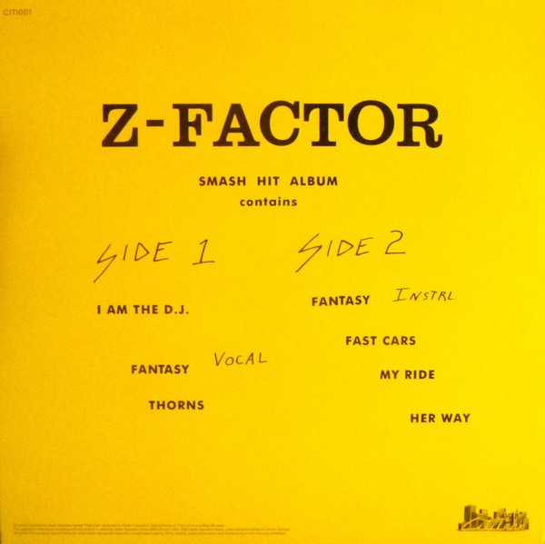 Z-Factor - Dance Party Album - Vinyl Record image 2