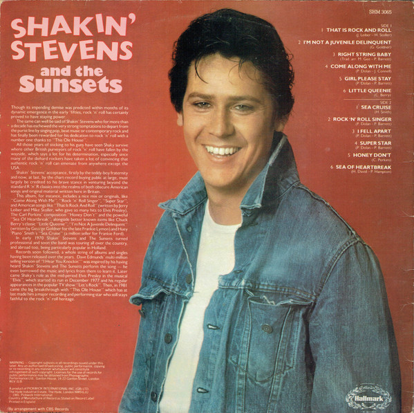 Shakin' Stevens And - Used Vinyl Record image 2