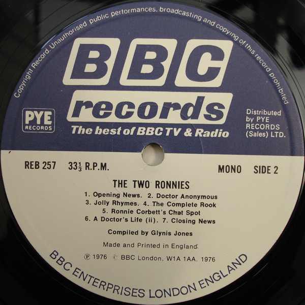 Two Ronnies - Used Vinyl Record image 4