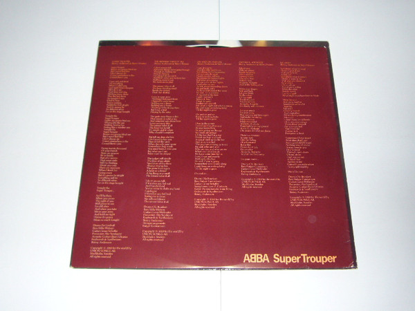 ABBA - Super Trouper - Used Vinyl Record image 3