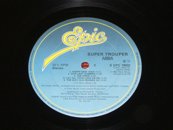 ABBA - Super Trouper - Used Vinyl Record image 7