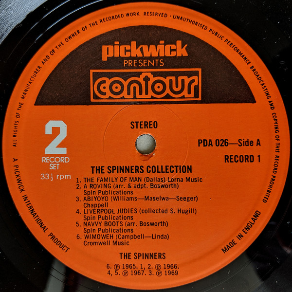 Spinners - Collection - Used Vinyl Record image 5