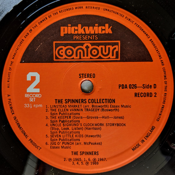 Spinners - Collection - Used Vinyl Record image 8