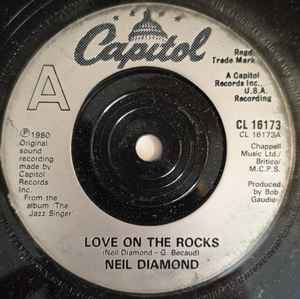 Neil Diamond - Love On The Rocks / Acapulco - Used Vinyl Record 7" image 1