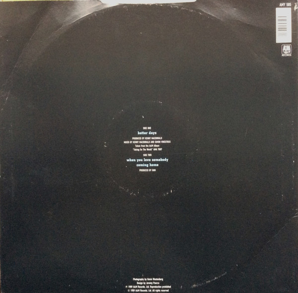 Gun - Better Days - Used Vinyl Record 12" image 2