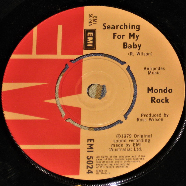 Mondo Rock - Searching For My Baby - Used Vinyl Record 7" image 3