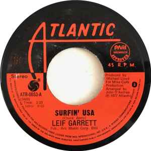 Leif Garrett - Surfin' U.S.A. - Used Vinyl Record 7" image 1