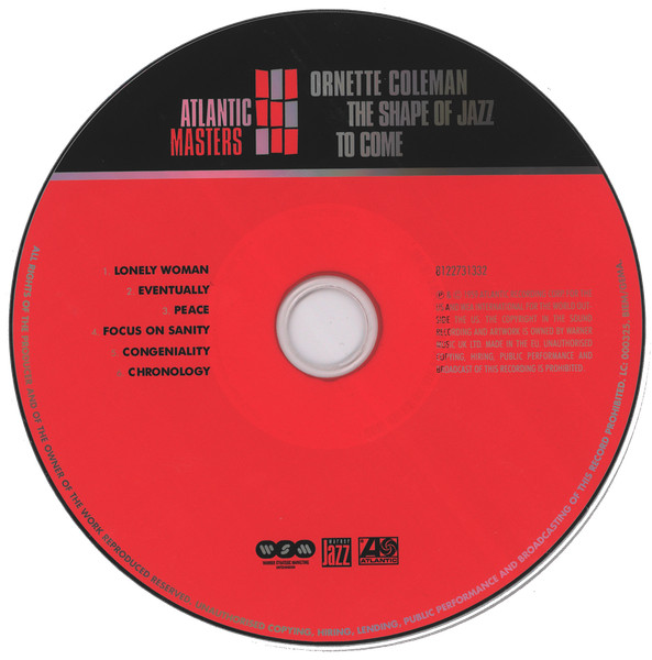 Ornette Coleman - Shape Of Jazz To Come - CD image 7
