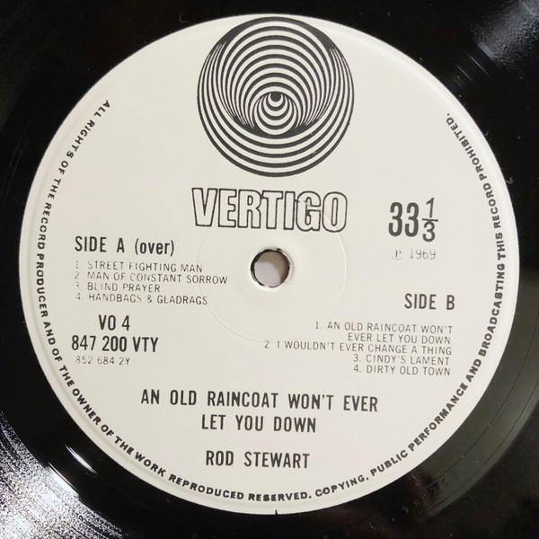 Rod Stewart - An Old Raincoat Won't Ever Let You Down - Used Vinyl Reco image 7