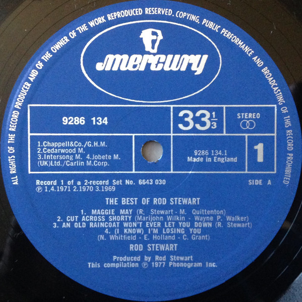 Rod Stewart - Best Of - Used Vinyl Record image 4