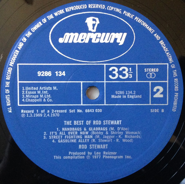 Rod Stewart - Best Of - Used Vinyl Record image 5