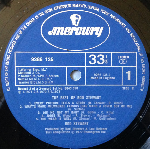 Rod Stewart - Best Of - Used Vinyl Record image 6