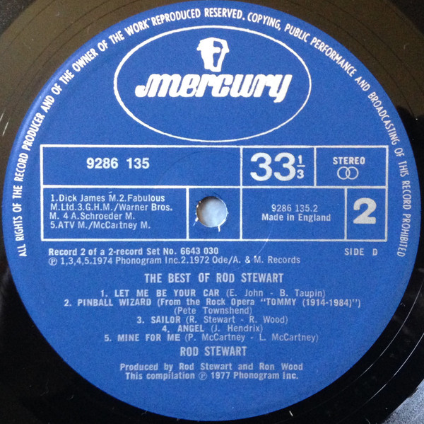 Rod Stewart - Best Of - Used Vinyl Record image 7