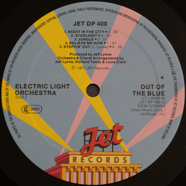 Electric Light Orche - Out Of The Blue - Used Vinyl Record image 9