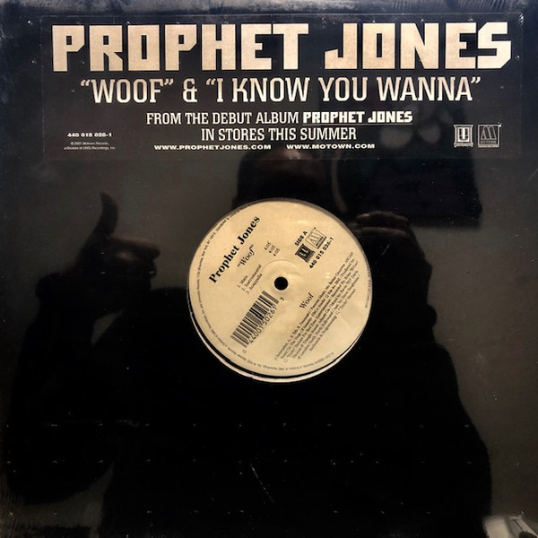Prophet Jones - Woof / I Know You Wanna - Used Vinyl Record 12" image 2