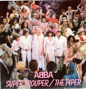 ABBA - Super Trouper / The Piper - Used Vinyl Record 7" image 1