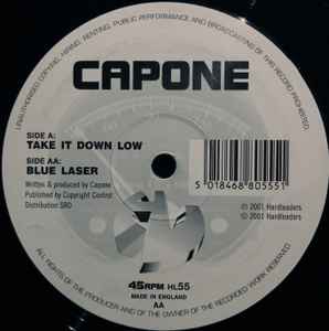 Capone - Take It Down Low / Blue Laser - Used Vinyl Record 12" image 1