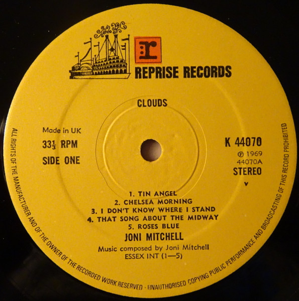 Joni Mitchell - Clouds - Used Vinyl Record image 3