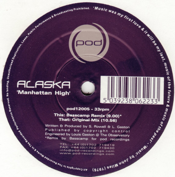 Alaska - Manhattan High - Used Vinyl 12" image 2