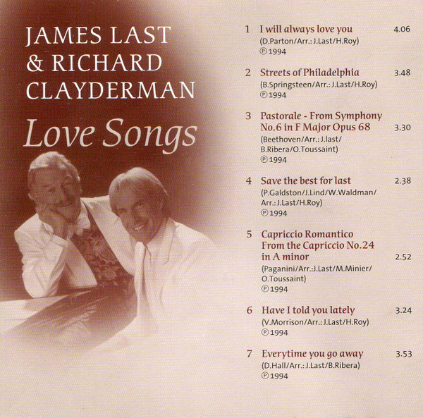 James Last - Love Songs - Used CD image 4