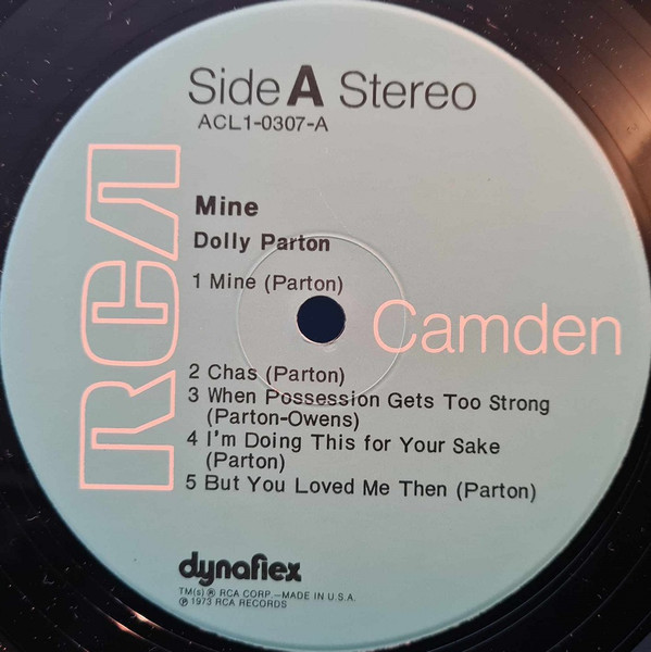 Dolly Parton - Mine - Used Vinyl Record image 3