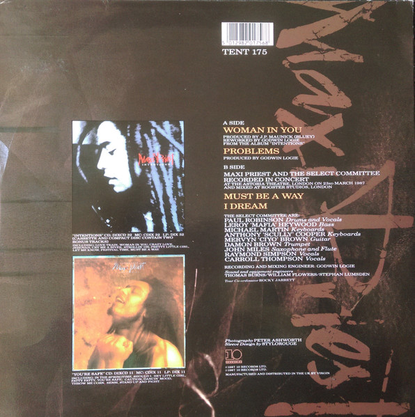Maxi Priest - Woman In You - Used Vinyl Record 12" image 2