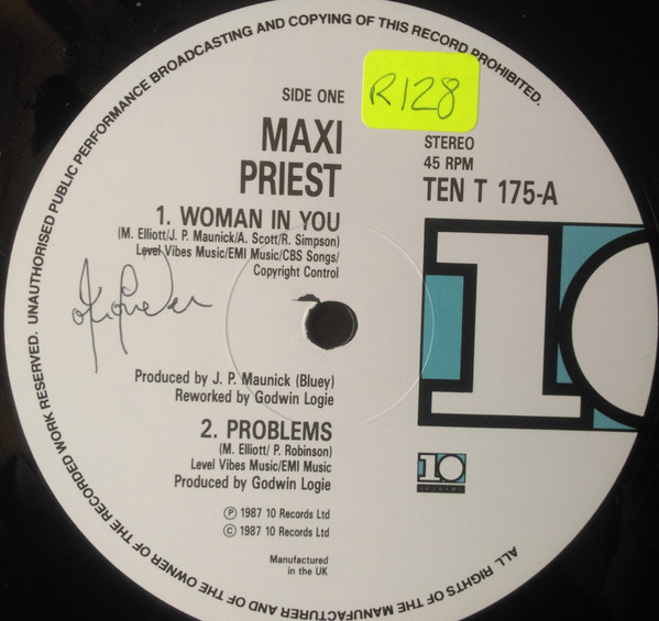 Maxi Priest - Woman In You - Used Vinyl Record 12" image 3